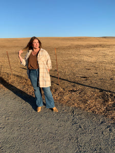 Hayrides At Sunset Shacket Dress