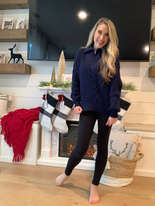 Ski Lodge Half Zip Sweater