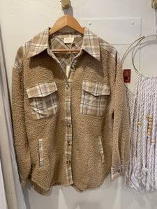 Backroad Sherpa Plaid Jacket