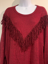 Load image into Gallery viewer, Boho Holiday Fringe Sweater