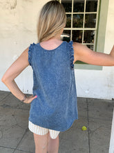 Load image into Gallery viewer, Timeless Chambray Tank