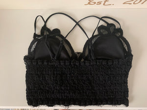 CFLB intimates strappy back bralette~Multiple colors avail.