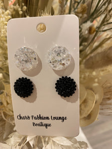 Texan Glitter Earrings- 2 Pack