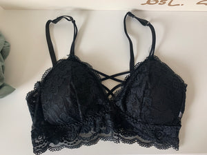 Cflb intimates basic bralette BLACK