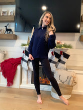 Load image into Gallery viewer, Ski Lodge Half Zip Sweater