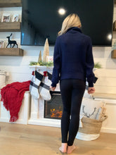 Load image into Gallery viewer, Ski Lodge Half Zip Sweater