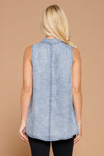 Load image into Gallery viewer, Sophisticated chambray tank